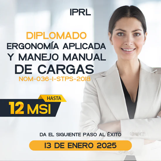 Diplomado en Ergonomía y Manejo Manual de Cargas